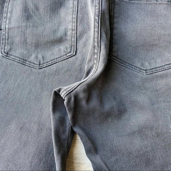 Zara Black Rock Denim Biker Moto Skinny Jeans - Picture 12 of 16